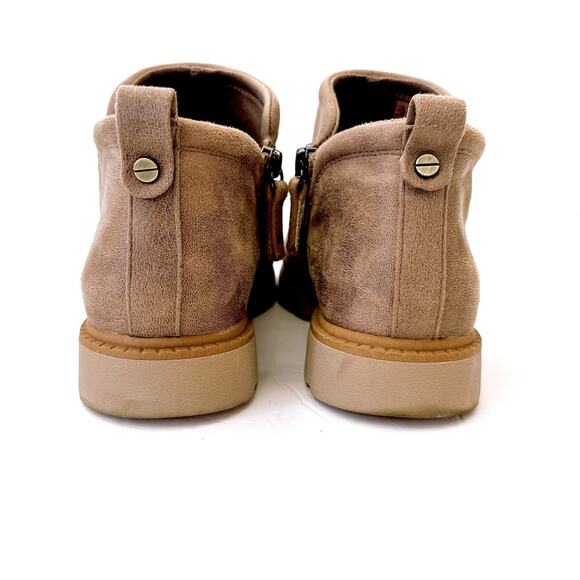 Dr Scholls Boots Women's Size 7.5 Tan Margo Manmade Lowtop Round Toe Foam Insole - Picture 5 of 8